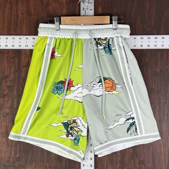 Nike Other - Nike DNA Floral Basketball Shorts Gray Green Dri-Fit Game DM8780 321 Men's Small